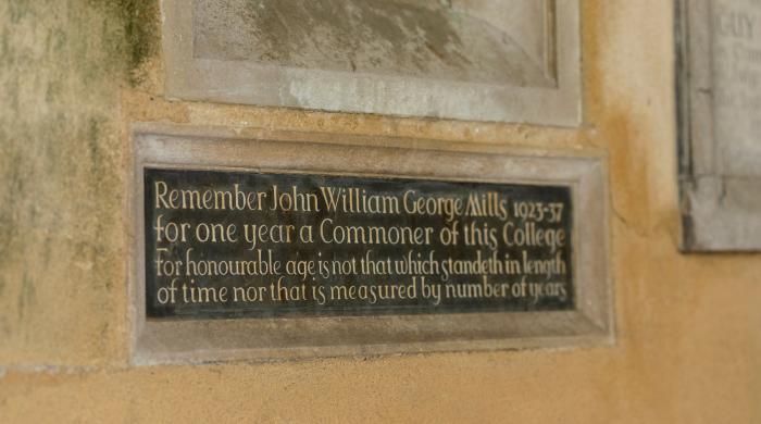 Mills family represented cloisters