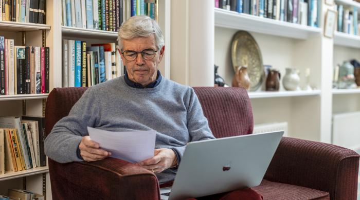 Man reading