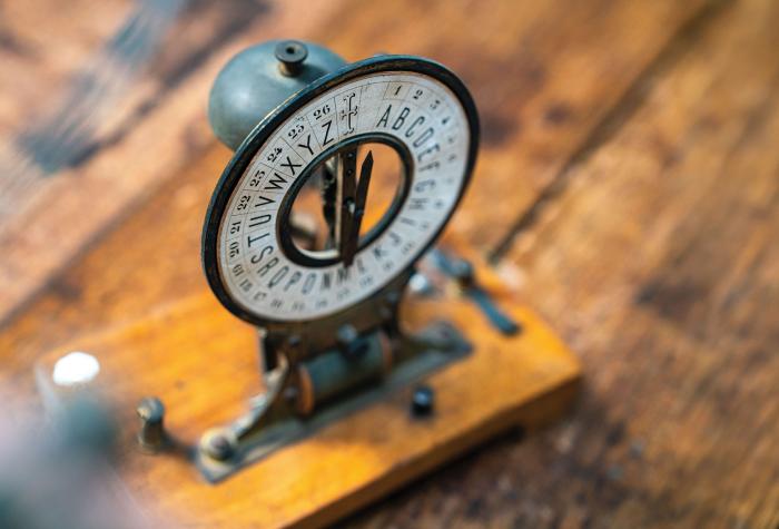 Pre-morse code telegraph receiver